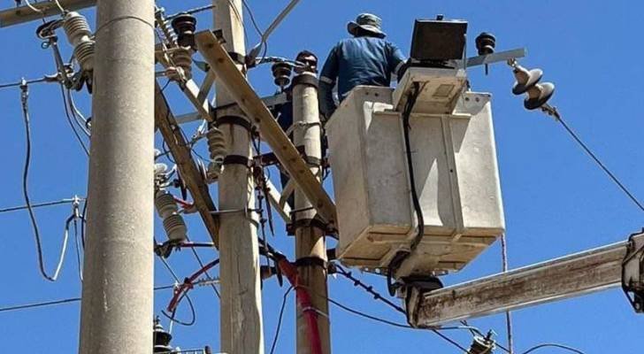 شركة توزيع الكهرباء تنجز تطوير الشبكة الكهربائية في الكرك والمرج