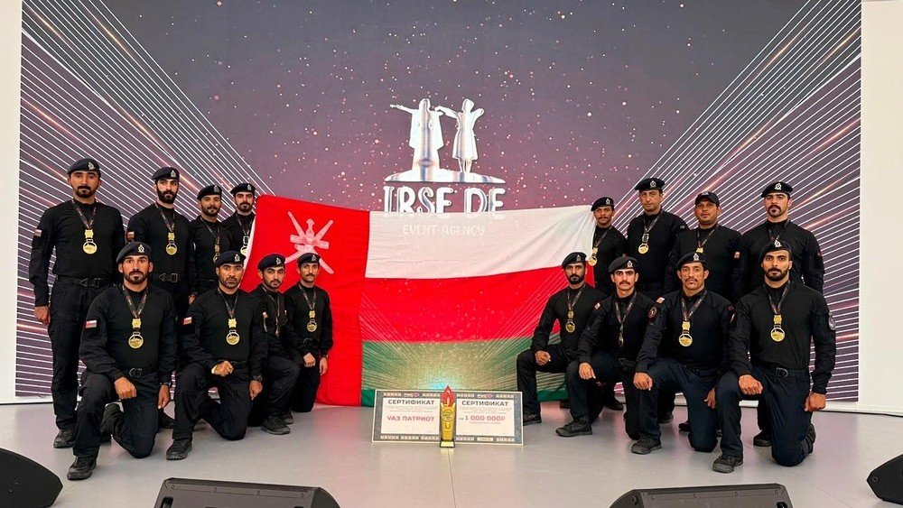 شرطة عُمان السلطانية تُتوّج بالمركز الأول في البطولة الدولية للرماية التكتيكية بالشيشان