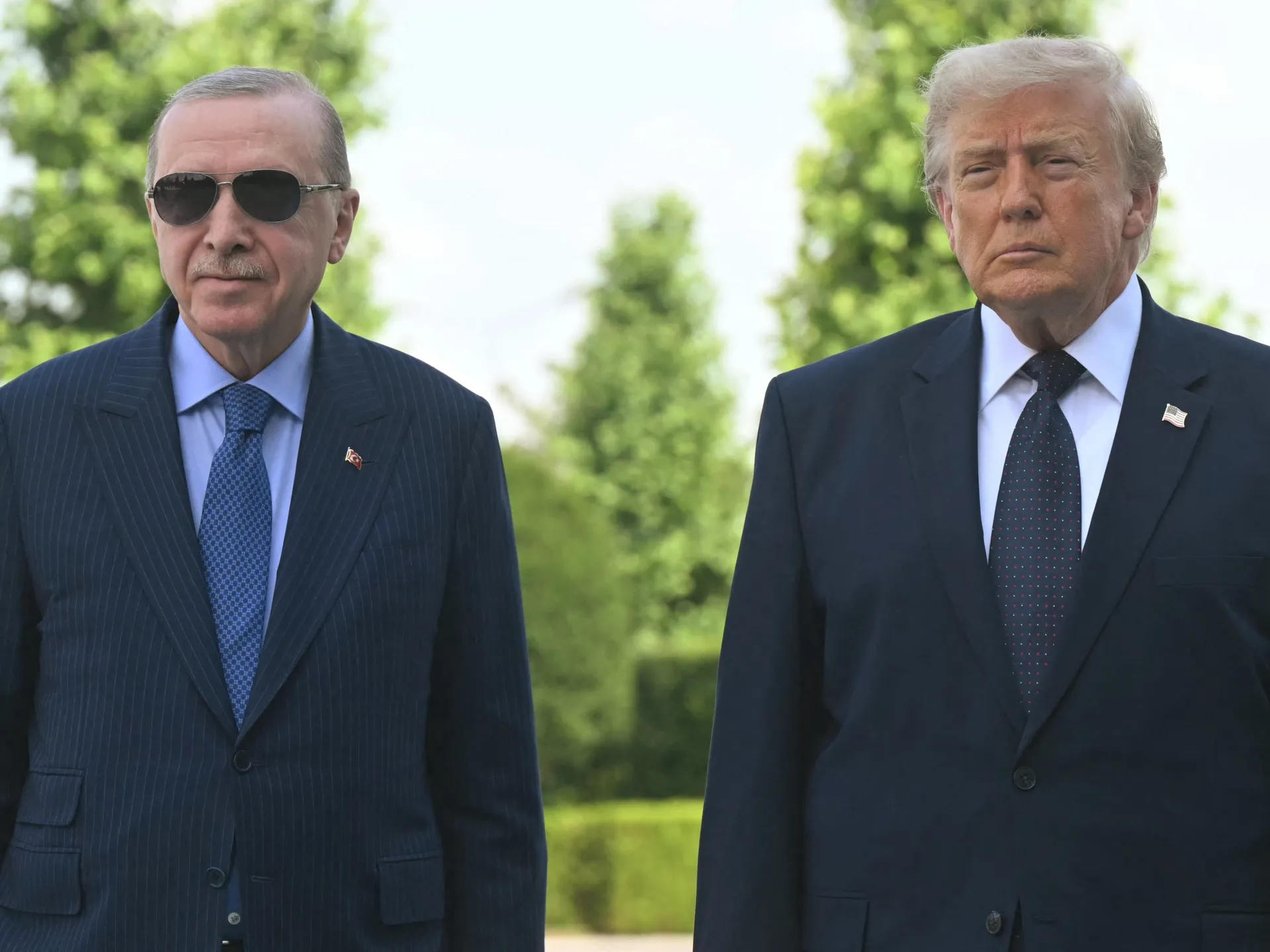 "دعما لجهود السلام".. أردوغان يبحث مع ترمب ملفات إيران وغزة