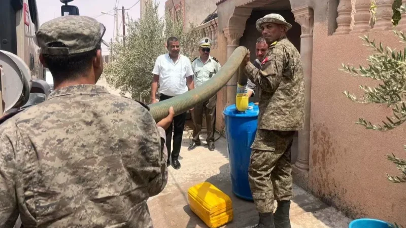 ذهيبة: تدخلات مشتركة للجيش والحرس لتأمين التزوّد بالماء