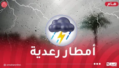 أمطار رعدية تصل 40 ملم يومي الخميس والجمعة