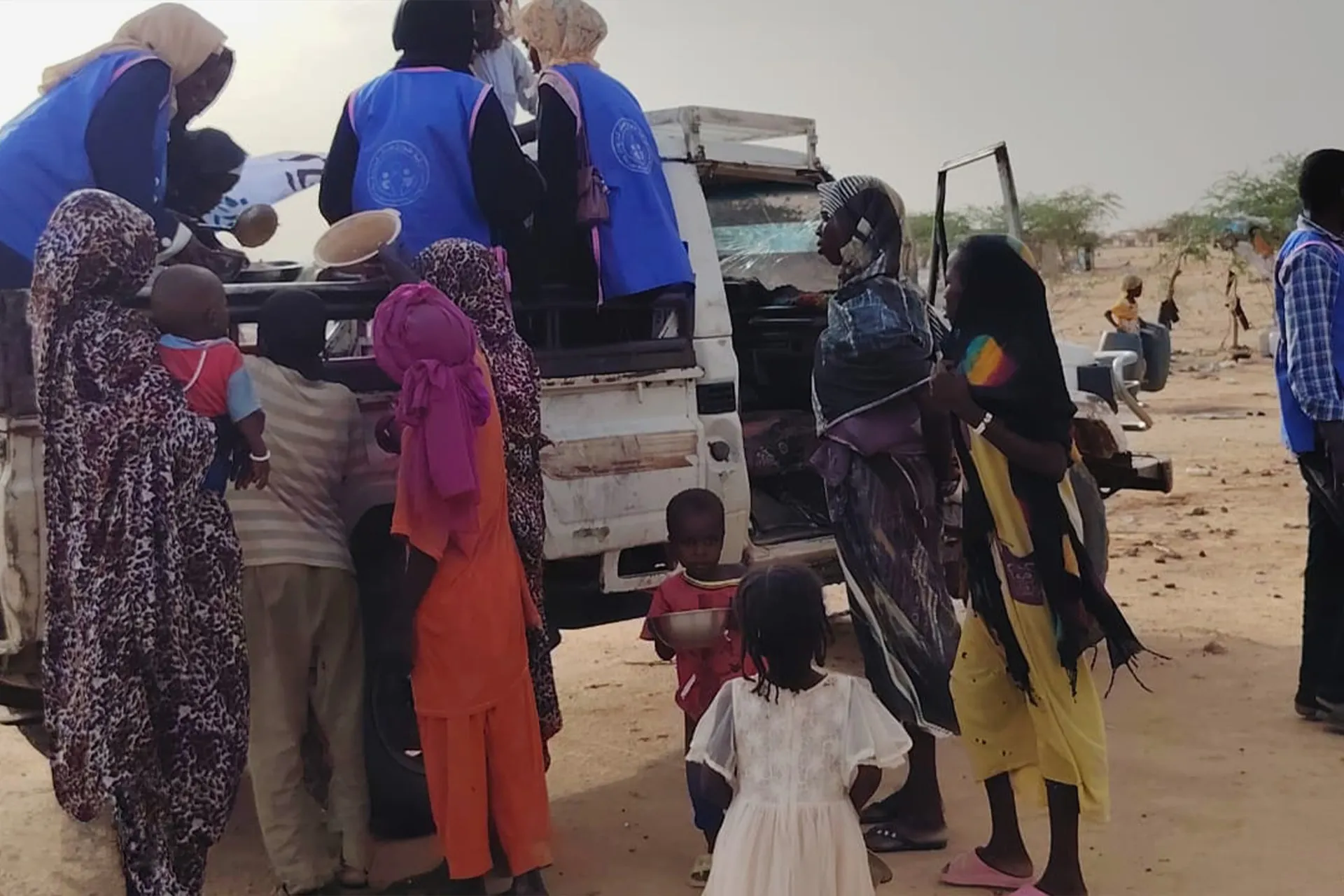 التكية المتنقلة.. ملاذ النازحين السودانيين بشرق تشاد
