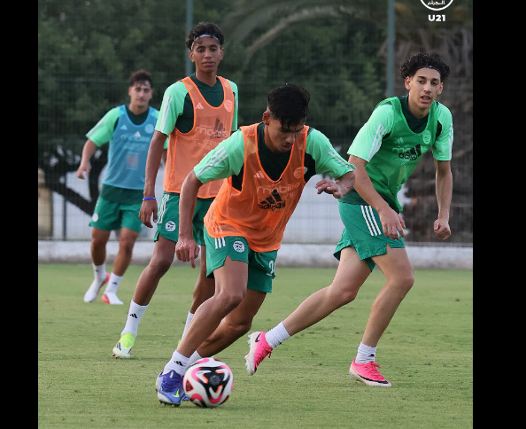 المنتخب الوطني لأقل من 21 سنة ينهي تربصه التحضيري بسيدي موسى