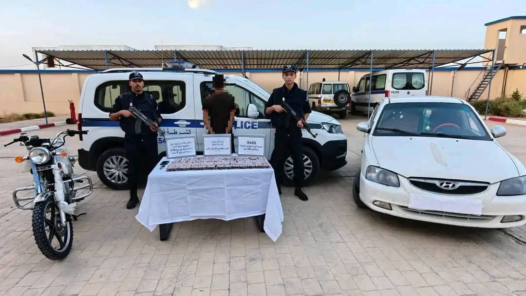 غرداية.. حجز أزيد من 3400 كبسولة بريغابالين وتوقيف شخص