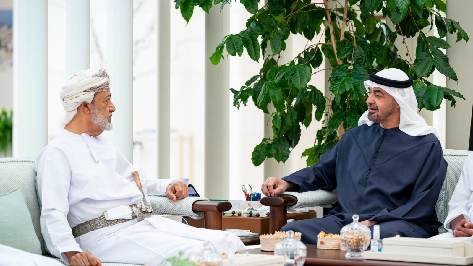 الرئيس الإماراتي وسلطان عُمان يبحثان التطورات في المنطقة