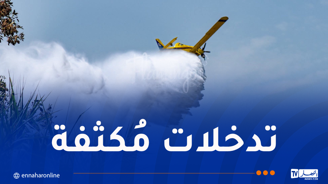 إندلاع عدة حرائق.. والاستعانة بالطائرات بباتنة وأم البواقي
