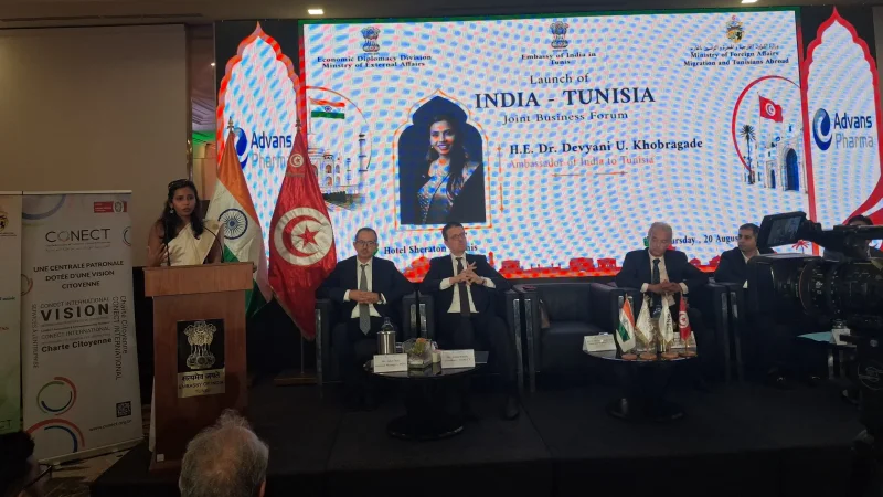 الهند وتونس تستهدفان رفع المبادلات التجارية إلى مليار دولار في أفق2026