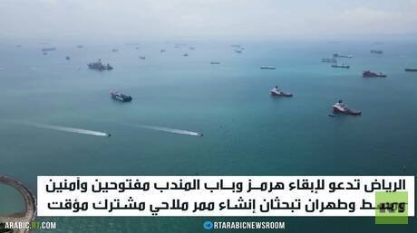 الرياض.. أمن الملاحة بهرمز وباب المندب