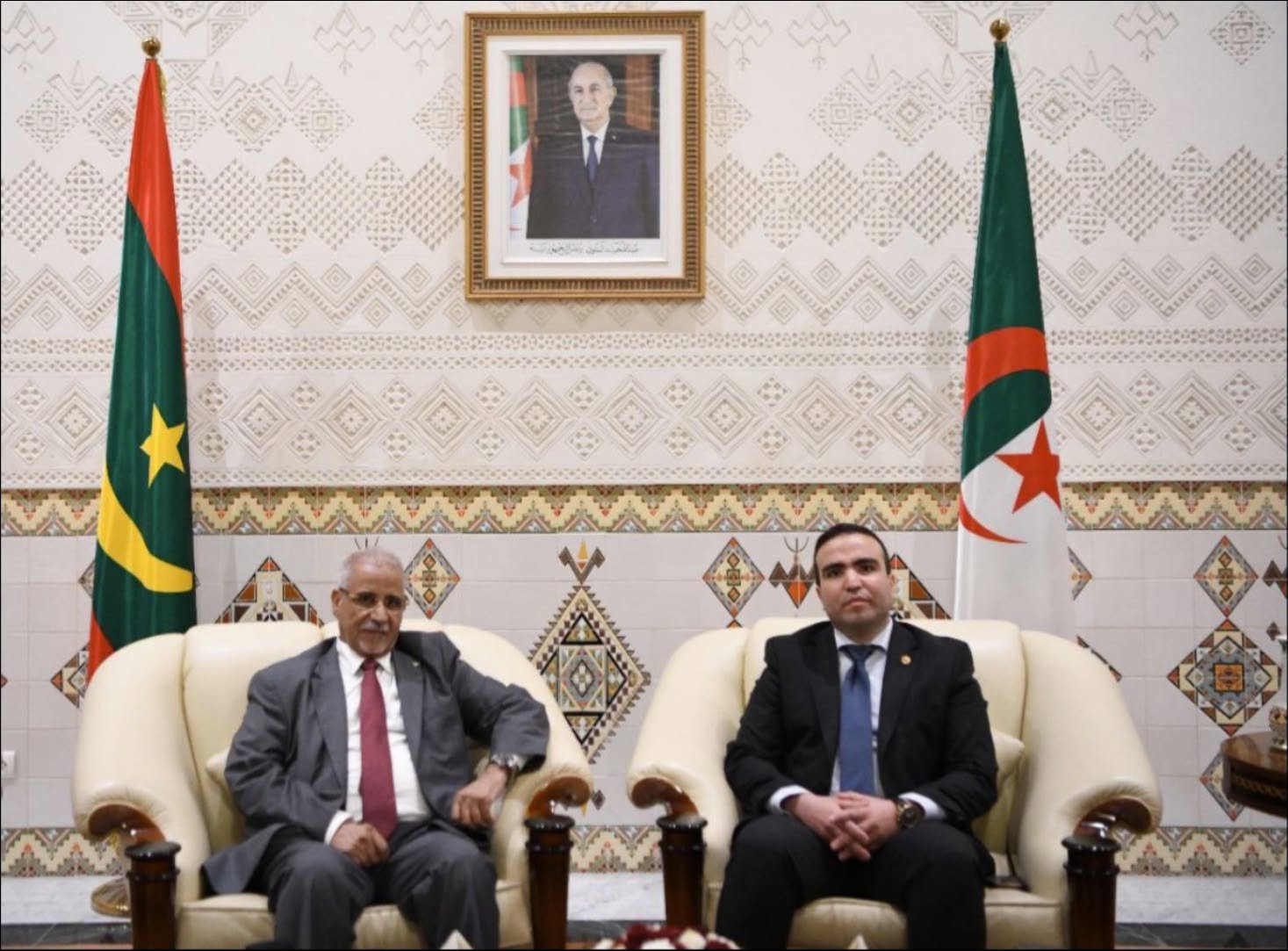 رئيس الجمعية الوطنية الموريتانية يحل بالجزائر