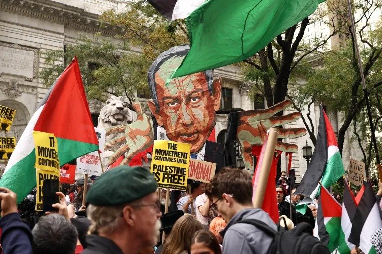 فلسطين أيقونة الأمم المتحدة بوجه أكاذيب نتنياهو