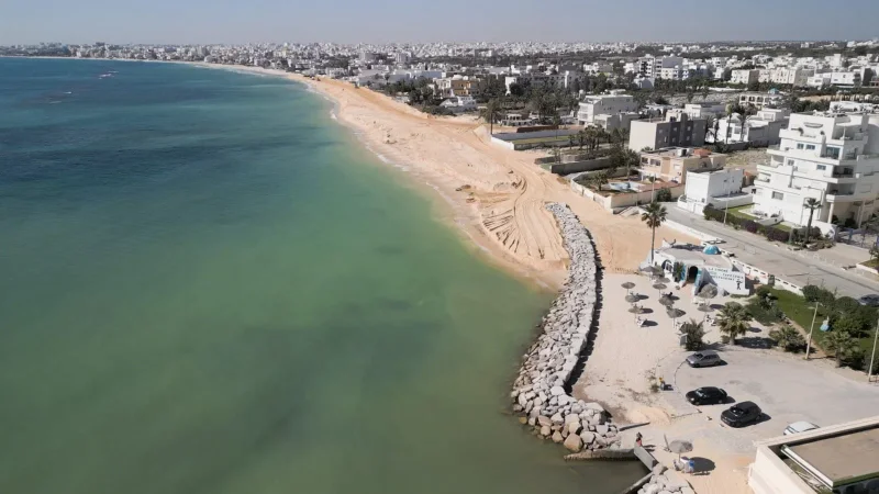 سوسة الشمالية: استئناف أشغال حماية الشريط الساحلي بكلفة 7 ملايين دينار