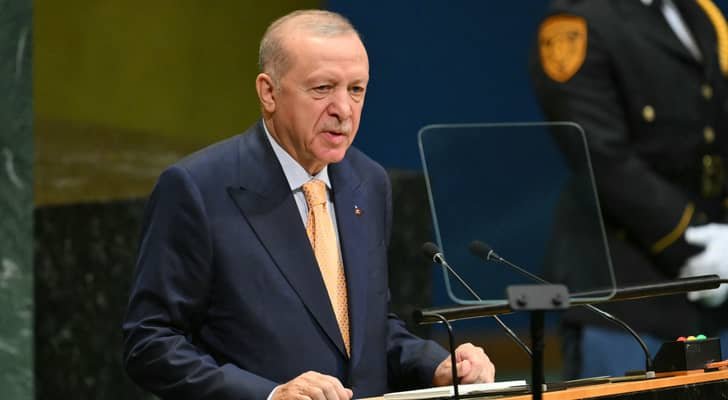أردوغان أمام الأمم المتحدة: غزة صارت معسكرا للموت وأدعو الدول للإعتراف بدولة فلسطين