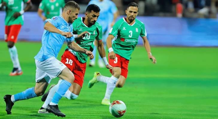 الفيصلي يعتلي صدارة الأندية الأردنية في تصنيف أوبتا