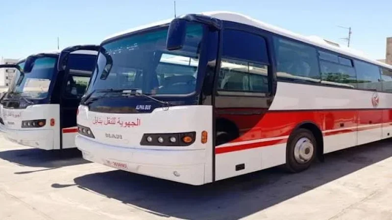 الشركة الجهوية للنقل بنابل: تأمين النقل المدرسي والجامعي بـ 162 خطا