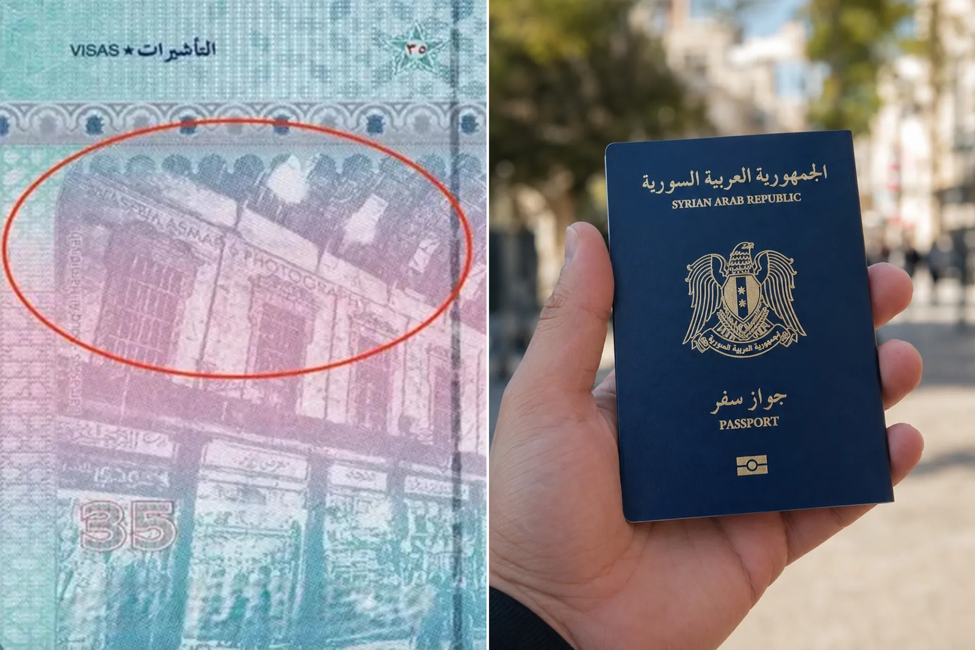 صورتي على 20 مليون جواز سوري.. وحقوقها خارج سوريا قد تصل إلى مليون دولار
