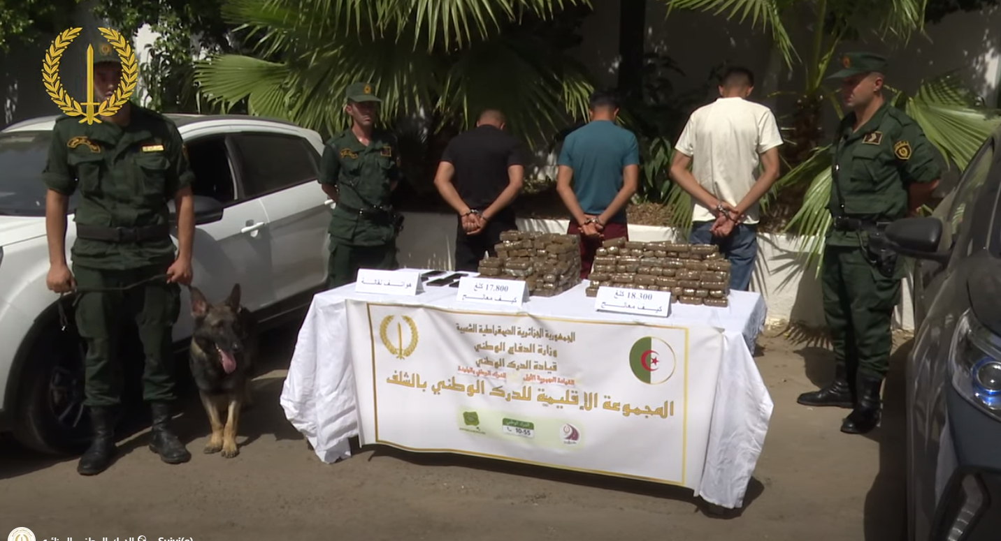 بالفيديو.. حجز أزيد من 36 كلغ من الكيف المعالج بالشلف