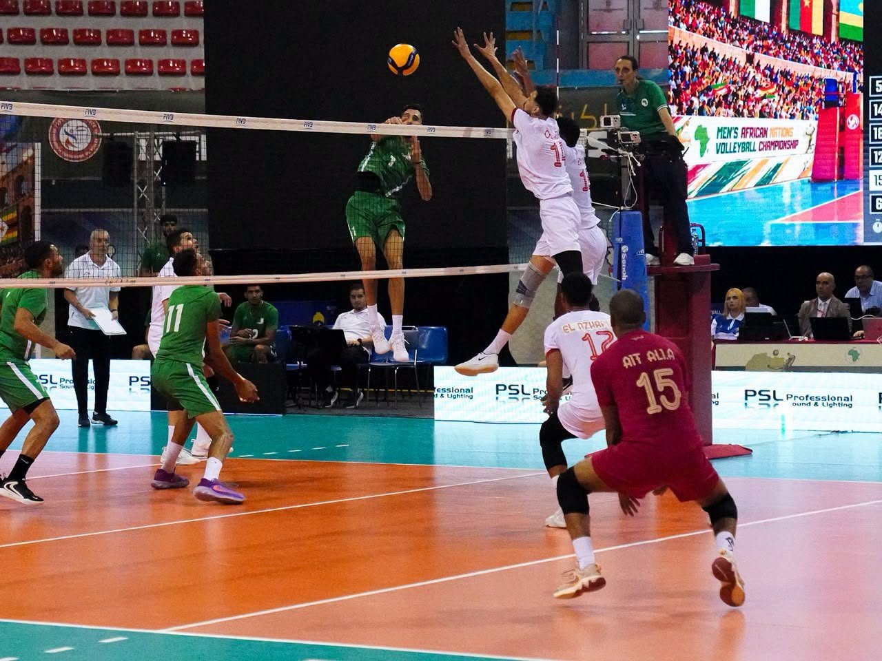 منتخب الكرة الطائرة يكتسح المغرب ويبلغ مونديال 2027