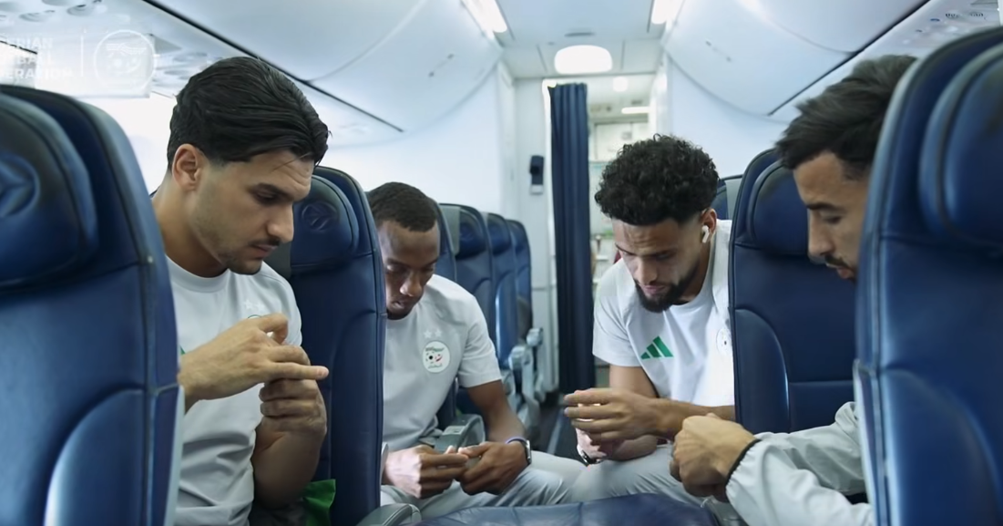 بالفيديو.. كواليس رحلة المنتخب الجزائري إلى بوروندي