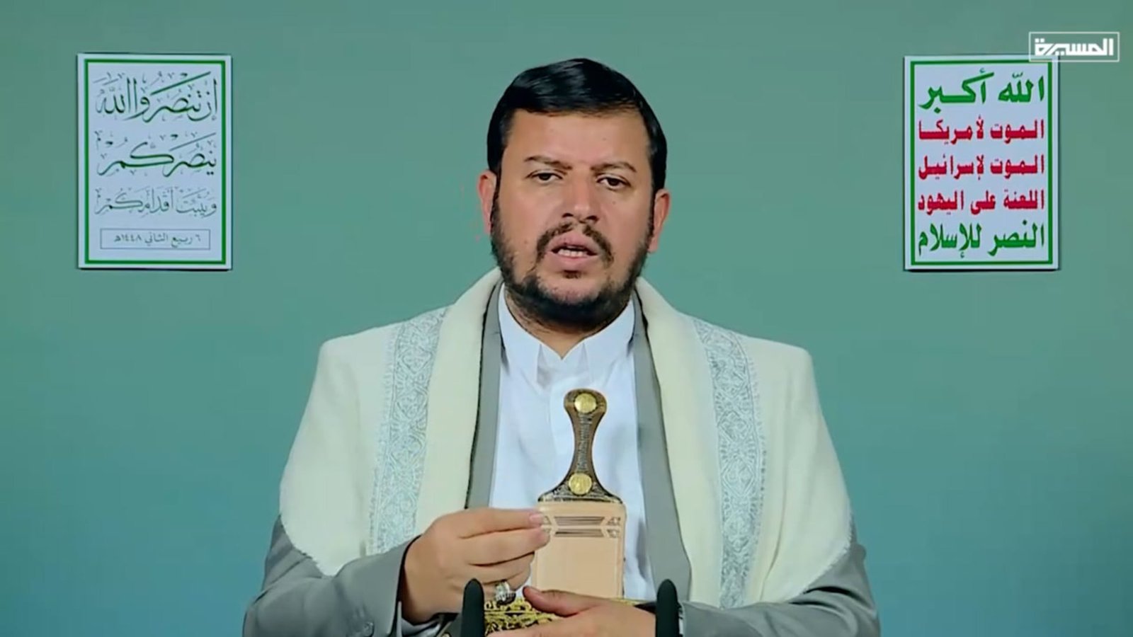 عبدالملك الحوثي يعلق على إعلان "استهداف مكة بمسيّرة"