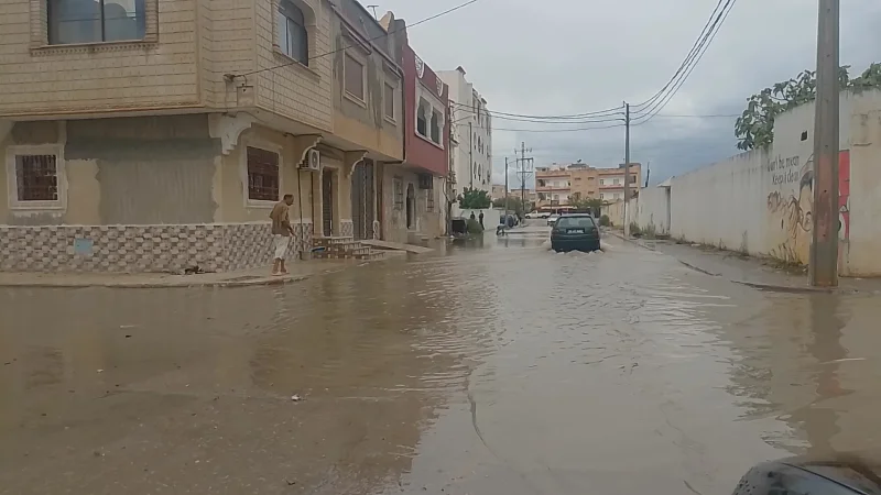 أمطار غزيرة في جندوبة