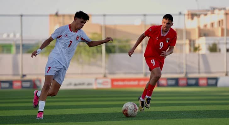 منتخب الناشئين يهزم شقيقه الفلسطيني ودياً قبل بداية غرب آسيا