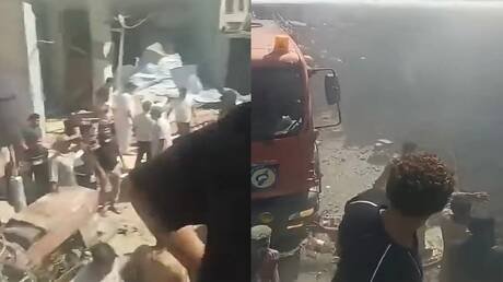 سوريا ...وفاة وإصابة 6 أشخاص إثر انفجار بطارية وحريق داخل محل في نوى