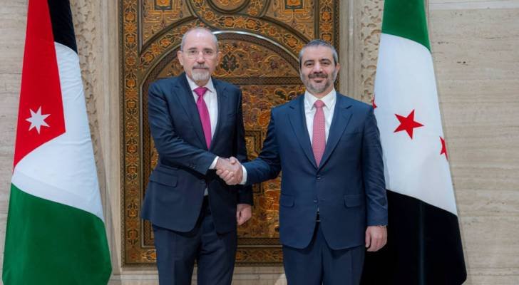 الصفدي والشيباني يؤكدان دعم وحدة سوريا ورفض الاعتداءات الإسرائيلية على أراضيها