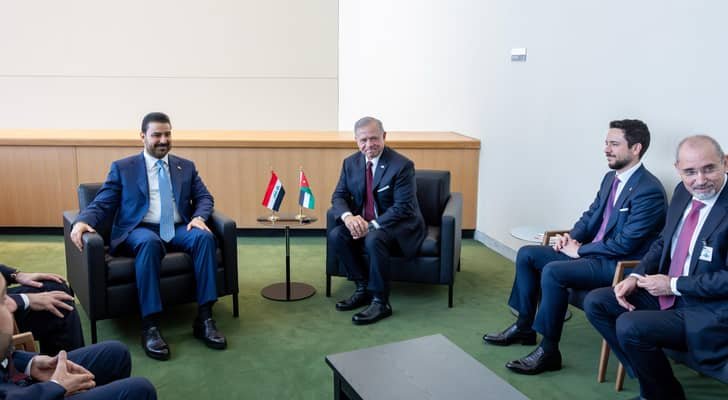 الملك يلتقي رئيس الوزراء العراقي في نيويورك