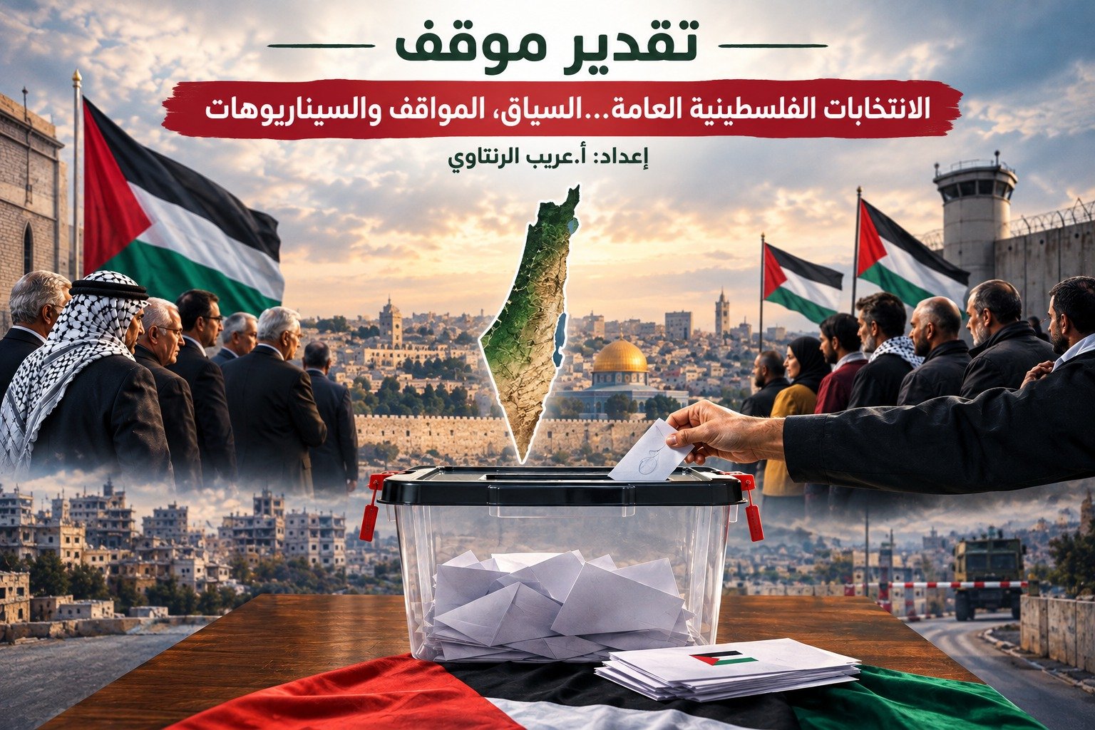 تقدير موقف: الانتخابات الفلسطينية العامة.. السياق، المواقف والسيناريوهات