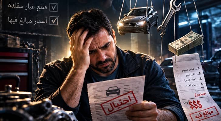 نقابة أصحاب محال الميكانيك تكشف لـرؤيا تفاصيل عمليات احتيال منظمة تستهدف السائقين