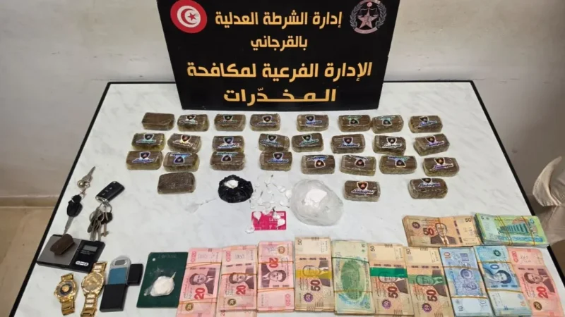 العاصمة: تفكيك شبكة مختصة في ترويج المخدرات وحجز كوكايين