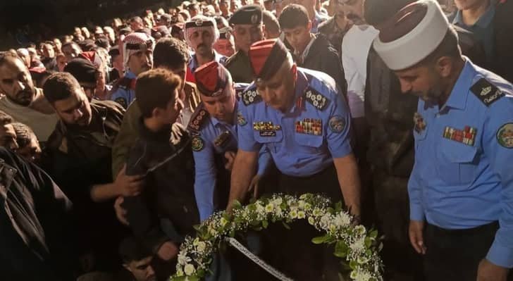 الأمن العام يُشارك بتشييع جثمان المقدم طارق عبدالله الخوالدة