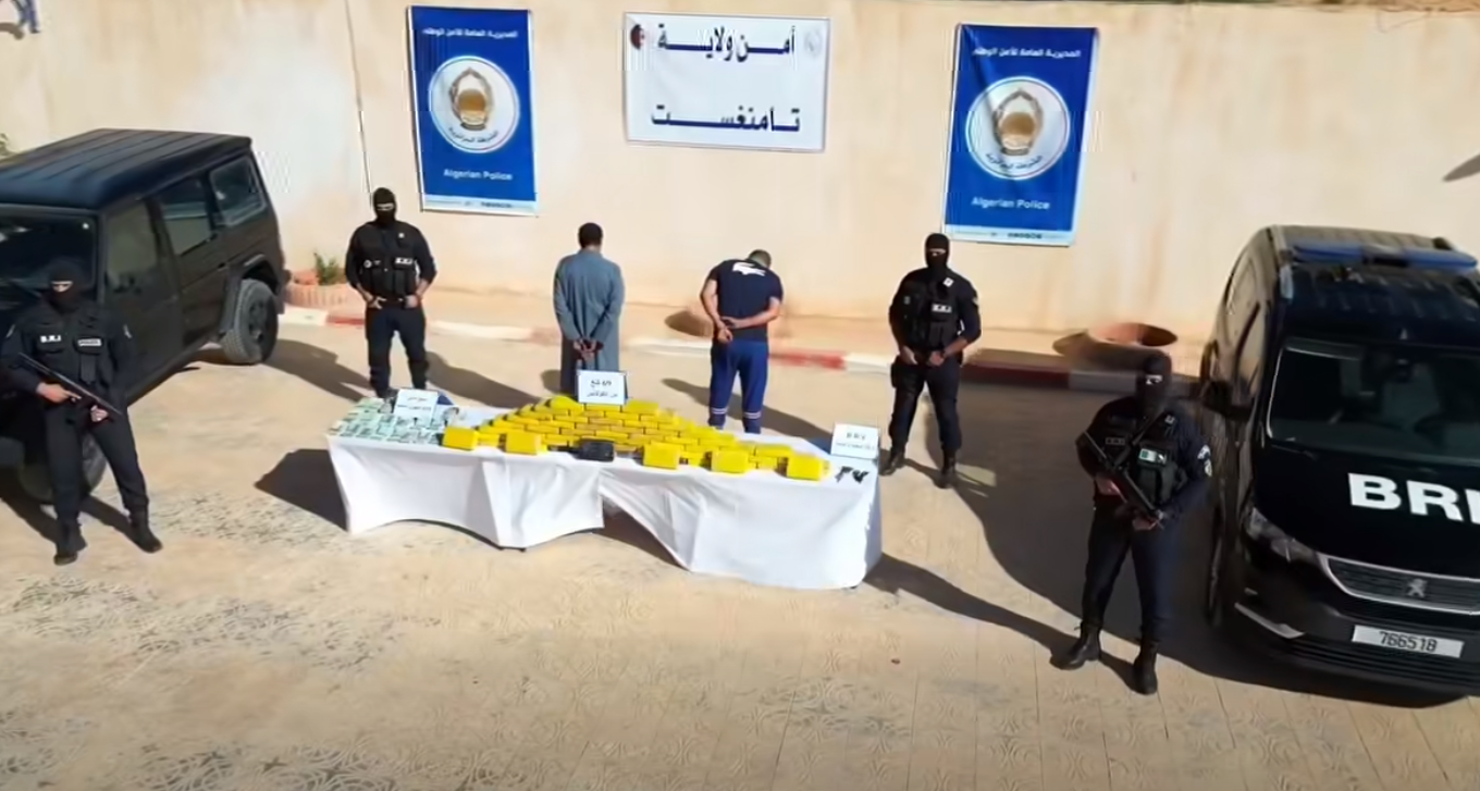 حجز 69 كلغ من الكوكايين وتفكيك شبكة إجرامية بتمنراست