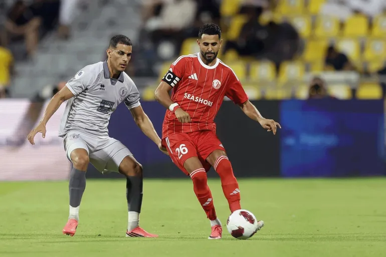 محرز يفتتح عدّاد التهديف