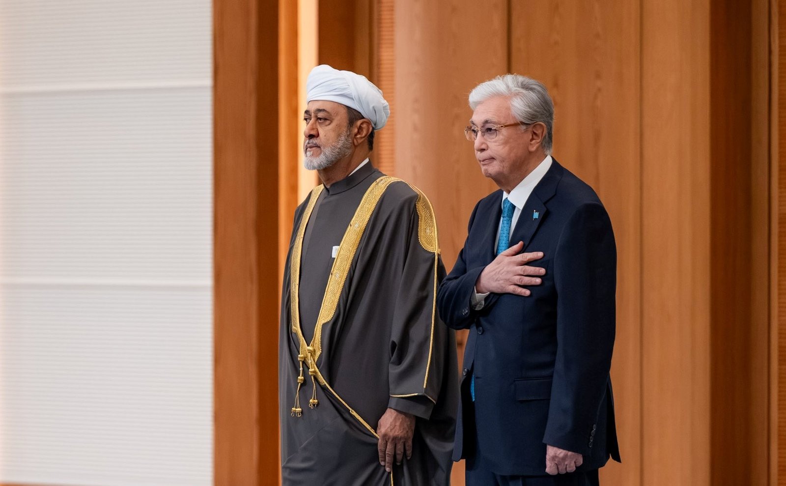 جلالة السلطان والرئيس الكازاخستاني يشهدان منتدى الأعمال العُماني الكازاخستاني في أستانا