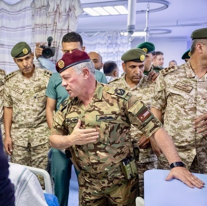 ملك الأردن: النشامى لاحقوا منفذي هجوم كنيسة الكرك حتى جحورهم