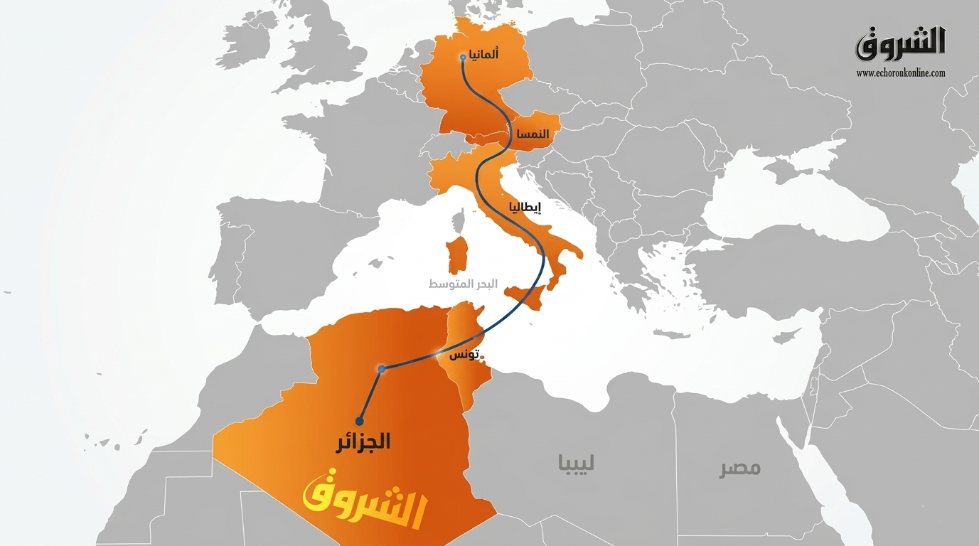 ممر الهيدروجين الجنوبي.. رهان الجزائر على الطاقة النظيفة