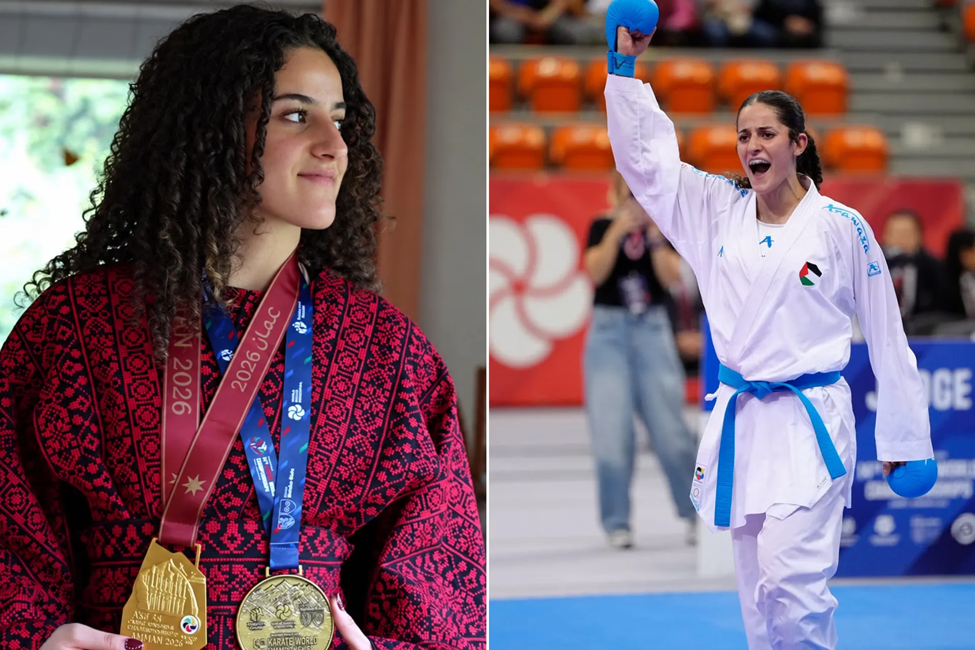 جنسيتها ألمانية وتصر على تمثيل فلسطين.. من بطلة الكاراتيه مريم بشارات؟