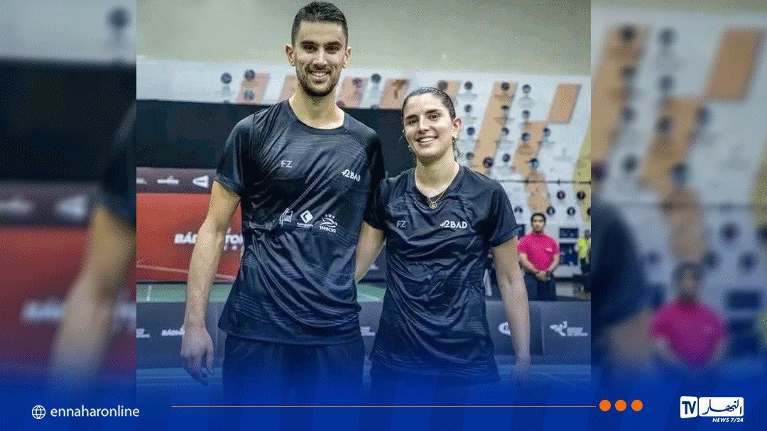 تانينا وكسيلة معمري يتوجان بالبطولة الدولية للريشة الطائرة 2026