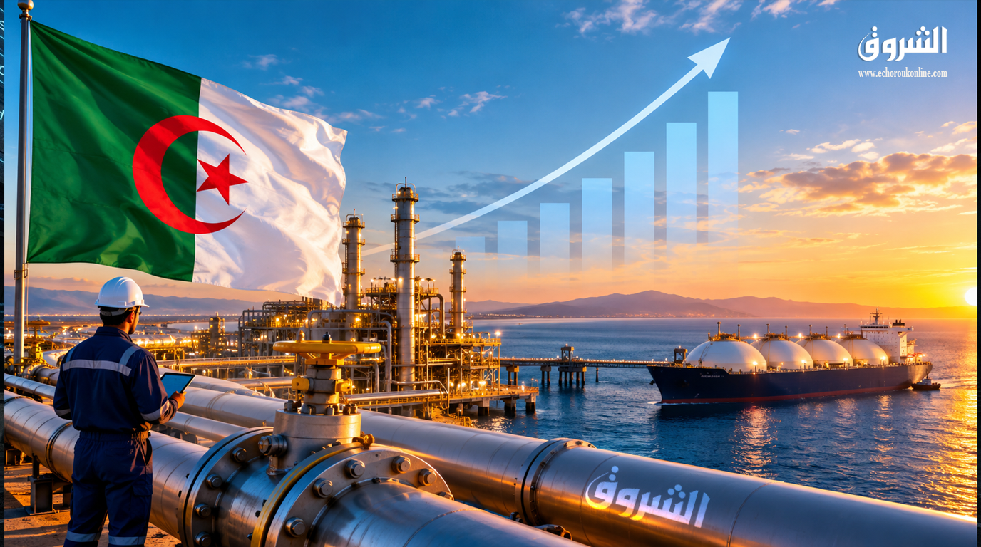 إنتاج الغاز الجزائري يرتفع 4% خلال أوت ويقترب من 10 مليارات قدم مكعبة يوميًا