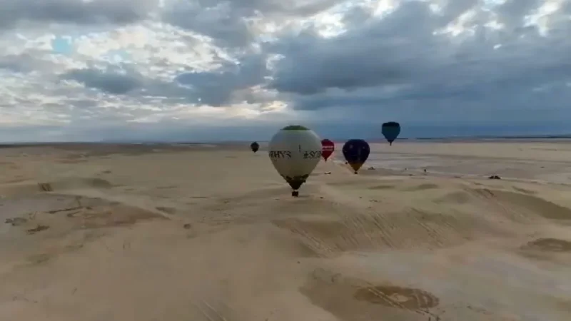 الحرس الوطني يؤمّن تظاهرة المناطيد والباراموتور بعنق الجمل في نفطة