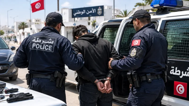 أشهر أسلحة بيضاء في وجه قوات الأمن: الإطاحة بلص السيارات في القصرين