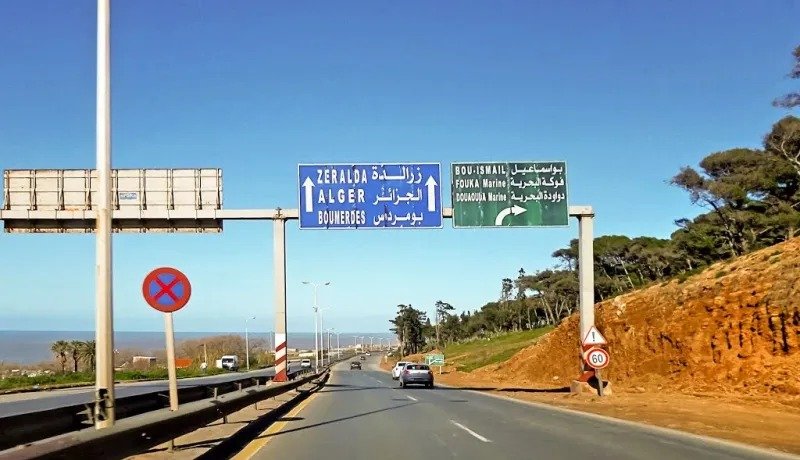 غلق الطريق السريع “الجزائر-تيبازة” بداية من الثلاثاء
