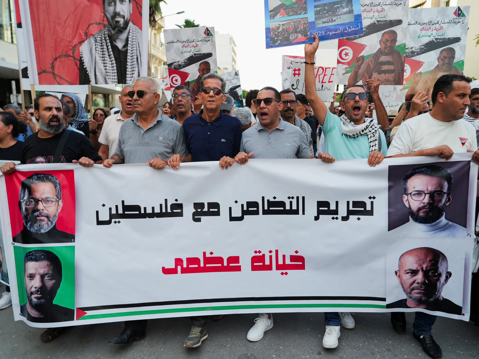 محكمة تونسية ترفض الإفراج عن 3 من موقوفي مسيرة أسطول الصمود