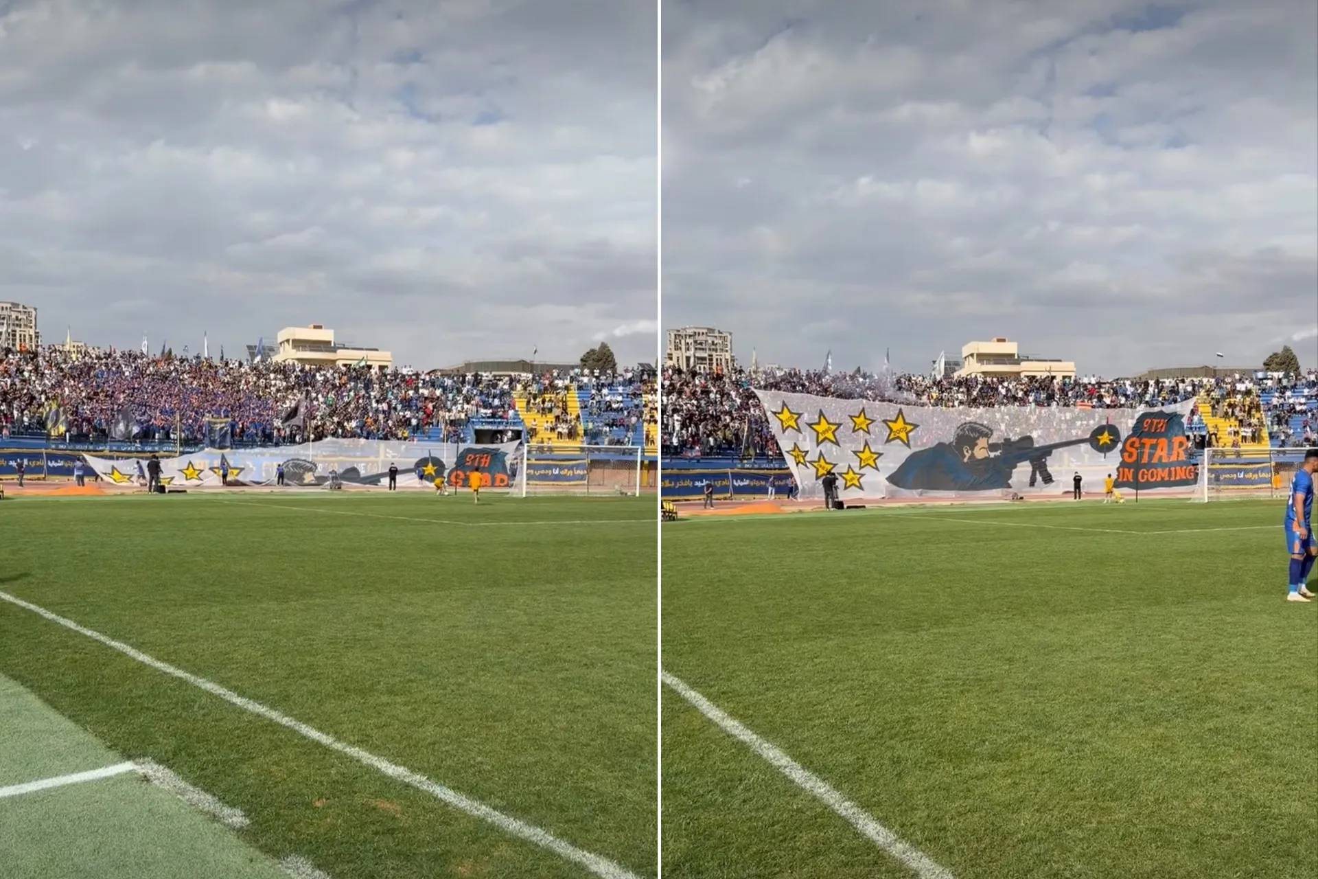 تريند سوريا.. تيفو الكرامة الاستثنائي يغزو منصات التواصل بعد الفوز على النواعير