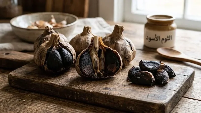 الثوم الأسود.. مُنتج غذائي مُبتكر ضمن الصالون الدولي للاستثمار الفلاحي