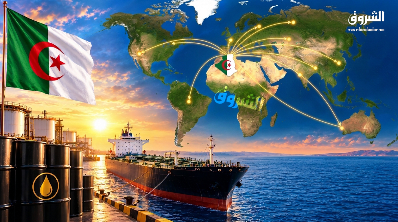 الجزائر تصدّر 9 شحنات نادرة من المنتجات النفطية إلى 8 دول خلال 2026